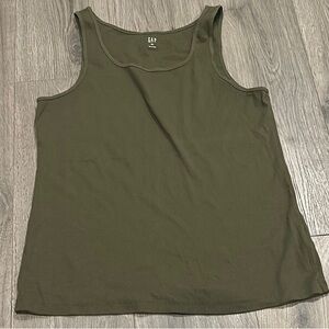 GAP Green Tank Top Classic Sleeveless Design